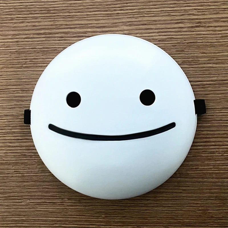 Optimistic Mask Simple Minimalist Smiley Face Mask Comfortable Disguise – FIHEROE.