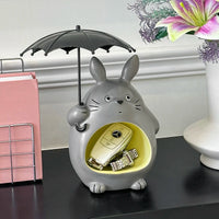 Miniso Resin Totoro Figurine with Umbrella Holder - FIHEROE.