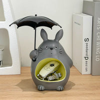 Miniso Resin Totoro Figurine with Umbrella Holder - FIHEROE.