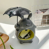 Miniso Resin Totoro Figurine with Umbrella Holder - FIHEROE.