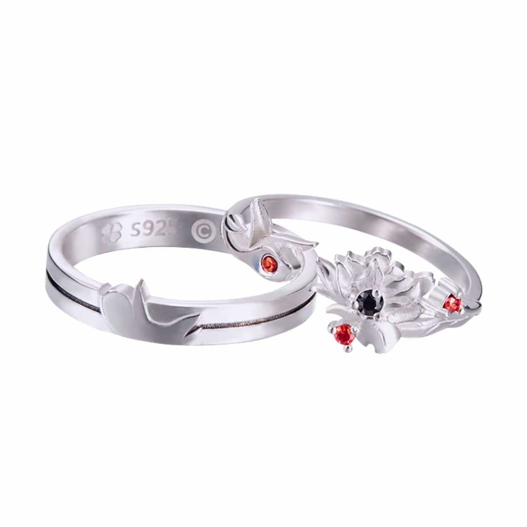 Mo Dao Zhu Shi Silver Stackable Anime Rings - FIHEROE.