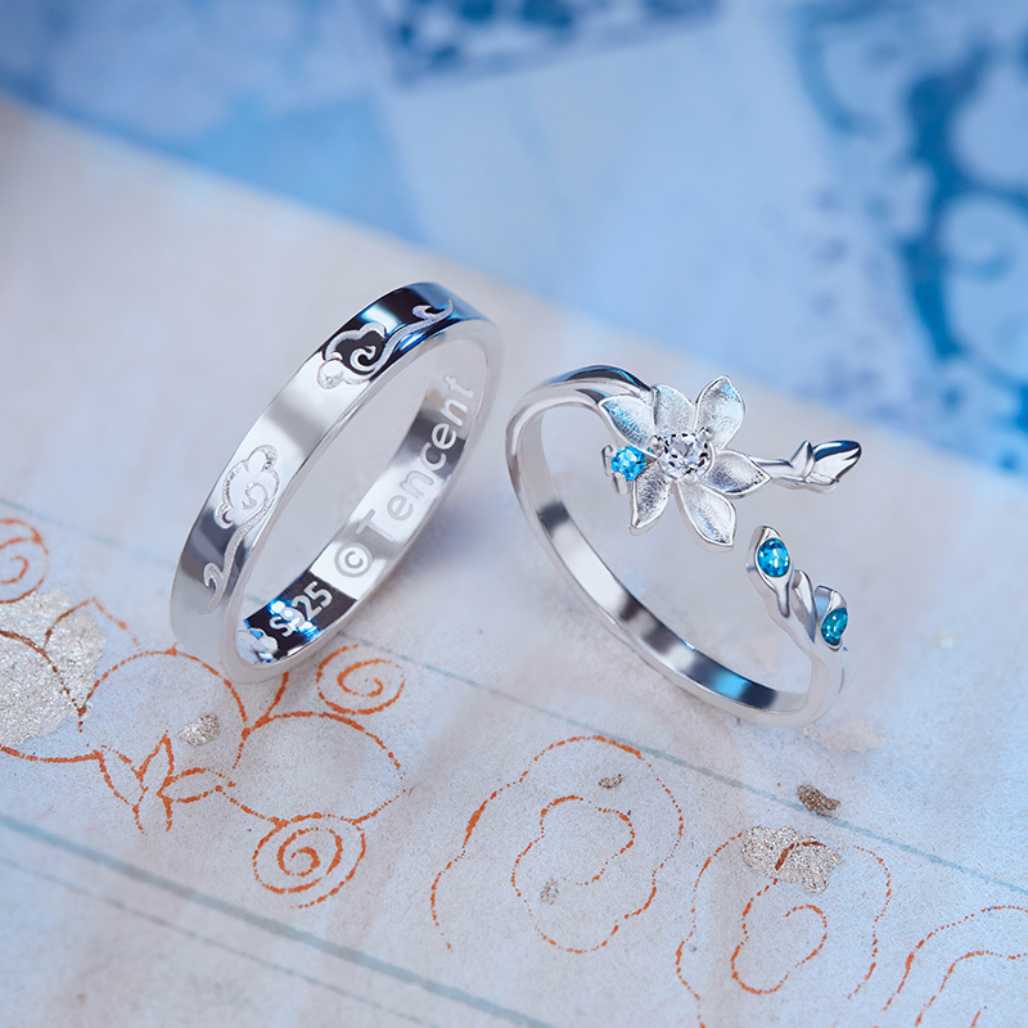 Mo Dao Zhu Shi Silver Stackable Anime Rings - FIHEROE.