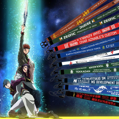 Mobile Suit Gundam Characters Anime Lanyards - FIHEROE.