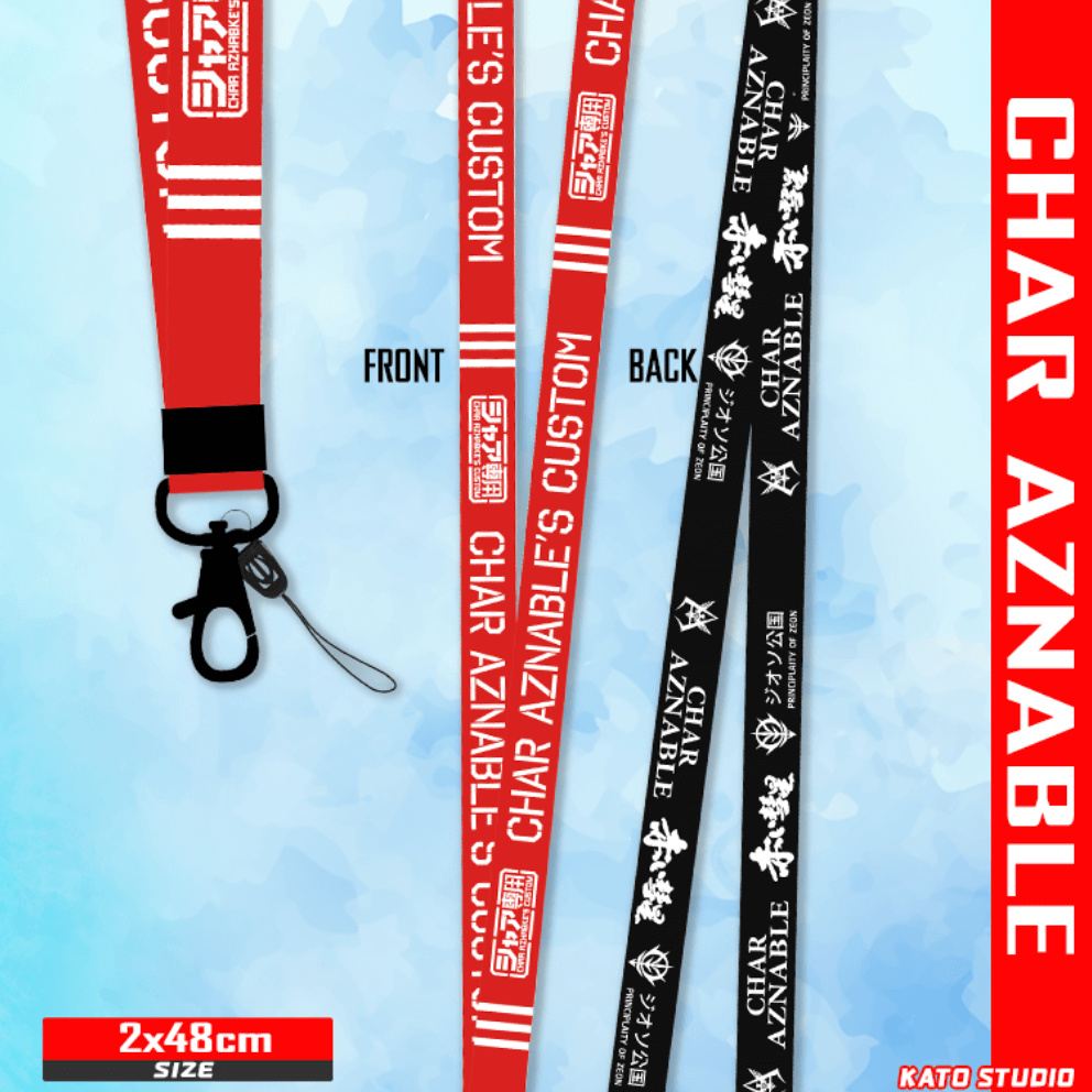 Mobile Suit Gundam Characters Anime Lanyards - FIHEROE.