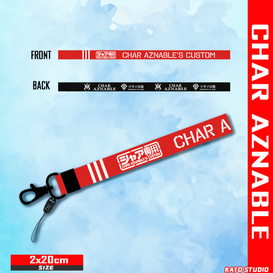 Mobile Suit Gundam Characters Anime Lanyards - FIHEROE.