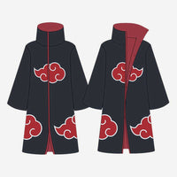 Naruto Shippuden Akatsuki Cloud Members Cloak - FIHEROE.