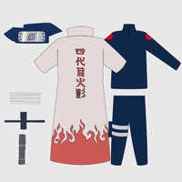 Naruto Shippuden Yondaime Namikaze Minato Outfit - FIHEROE.