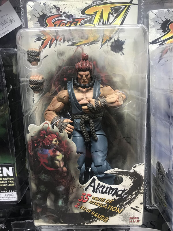 NEW AUTHENTIC NECA CLASSIC AKUMA ROUND 2 STREET FIGHTER IV FIGURE 2009 ( RARE NEW AUTHENTIC NECA CLASSIC AKUMA ROUND 2 STREET FIGHTER IV FIGURE 2009 ( RARE