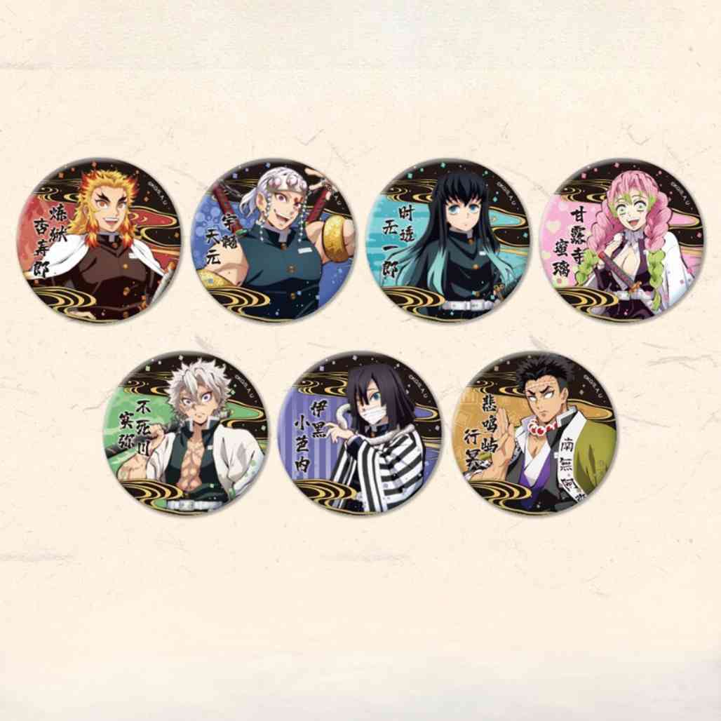 Official Demon Slayer Pins Anime Blind Box Set - FIHEROE.