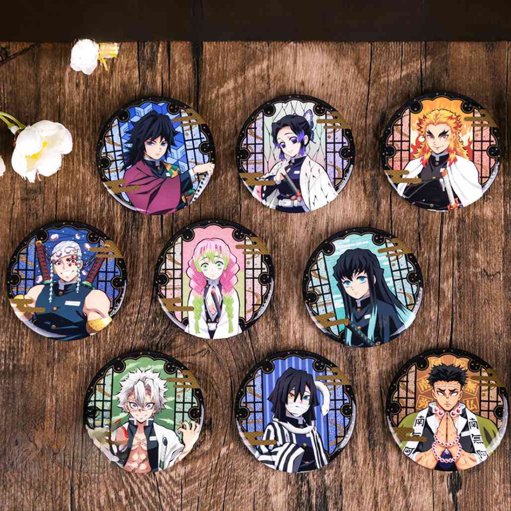 Official Demon Slayer Pins Anime Blind Box Set - FIHEROE.