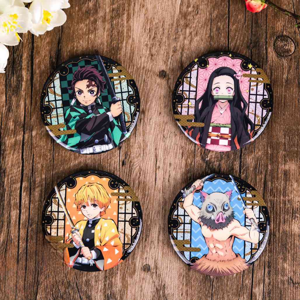 Official Demon Slayer Pins Anime Blind Box Set - FIHEROE.