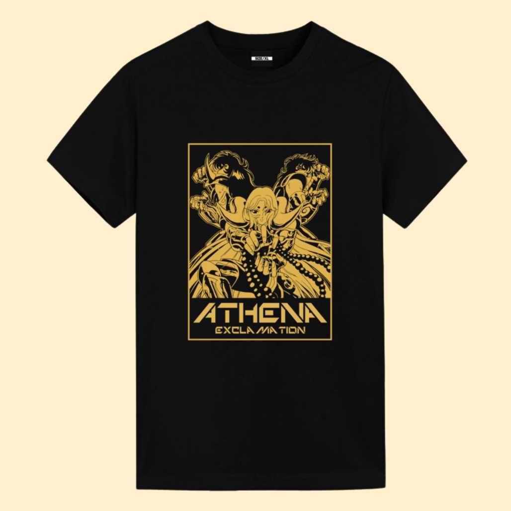 Old School Athena Exclamation Anime Graphic Tee - FIHEROE.