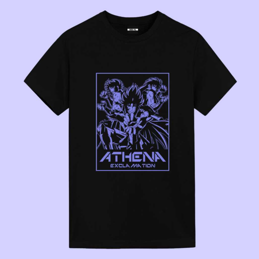 Old School Athena Exclamation Anime Graphic Tee - FIHEROE.