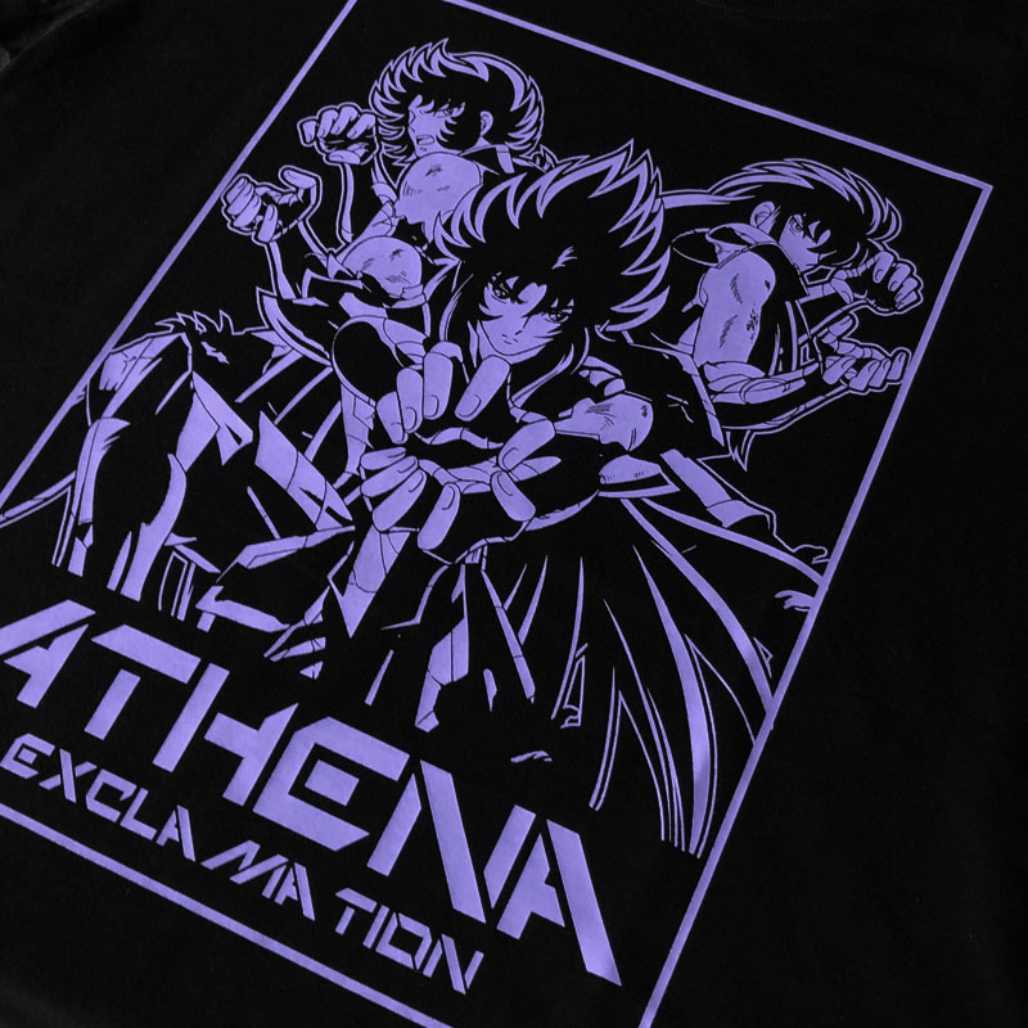 Old School Athena Exclamation Anime Graphic Tee - FIHEROE.