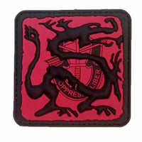 Old School Ronin Dragon Seal Logo Patch - FIHEROE.