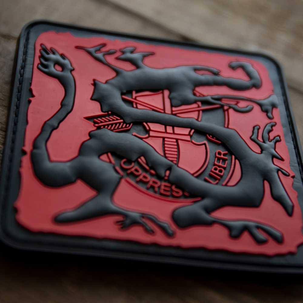 Old School Ronin Dragon Seal Logo Patch - FIHEROE.