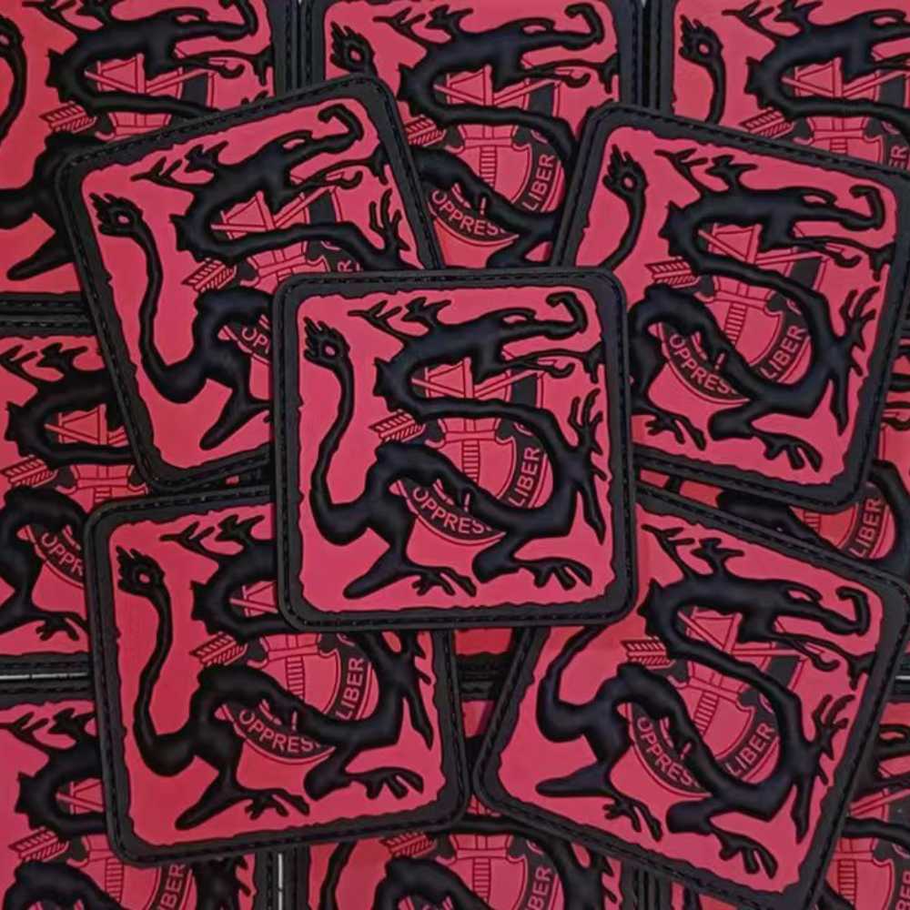 Old School Ronin Dragon Seal Logo Patch - FIHEROE.