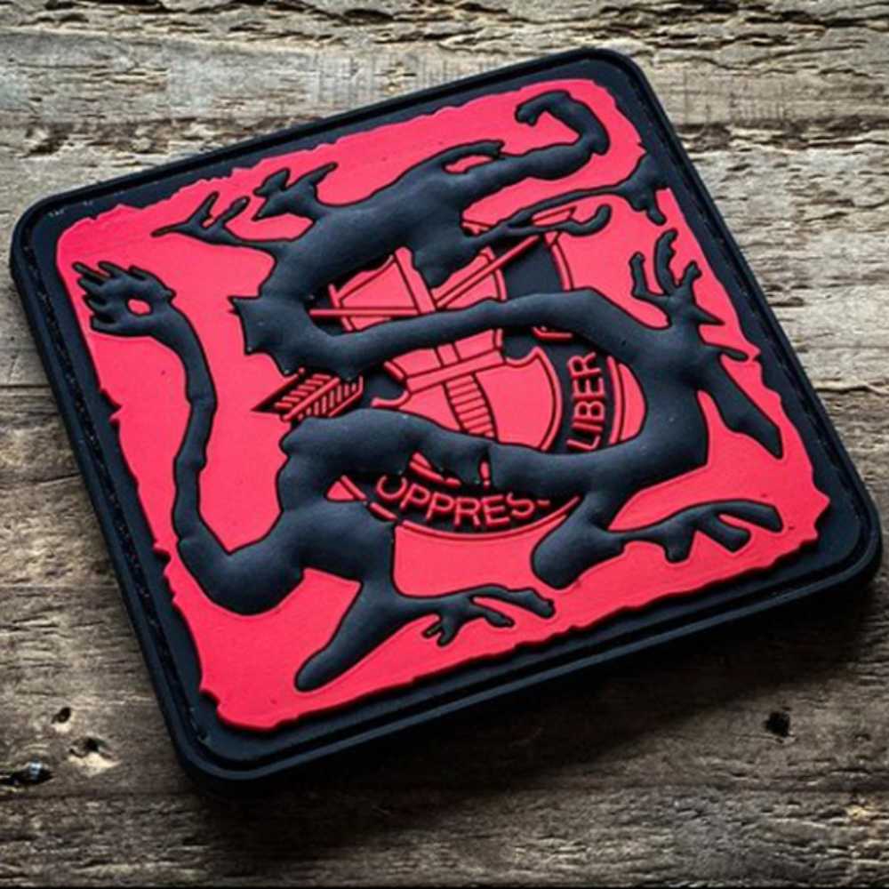 Old School Ronin Dragon Seal Logo Patch - FIHEROE.