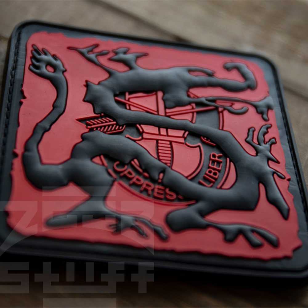 Old School Ronin Dragon Seal Logo Patch - FIHEROE.