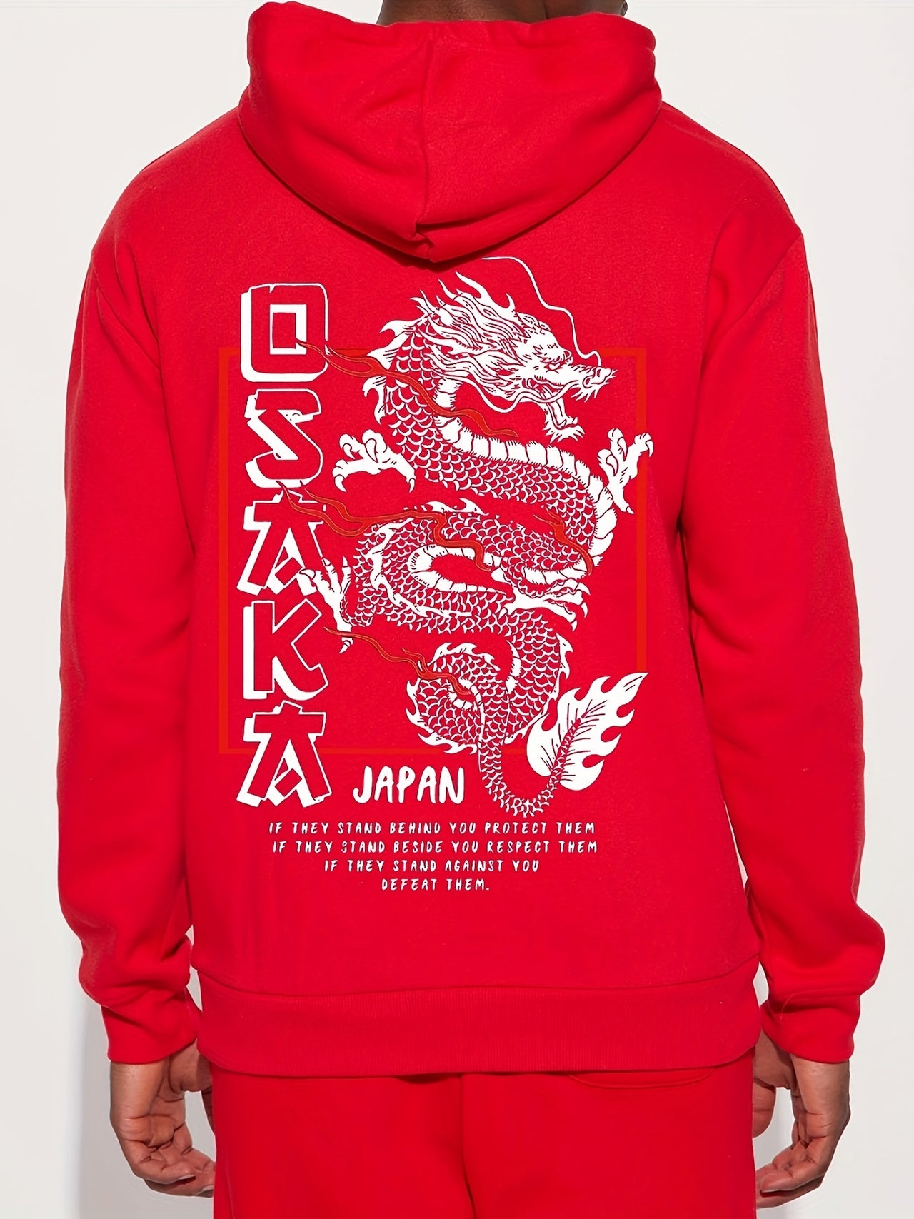 Osaka Dragon Hoodie Japanese Streetware Design - FIHEROE.