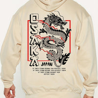Osaka Dragon Hoodie Japanese Streetware Design - FIHEROE.