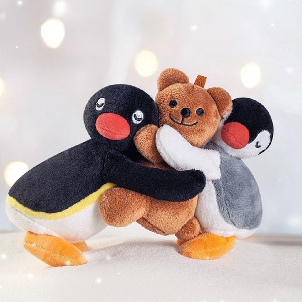 Pingu and Pinga Hug of Love Pendant - FIHEROE.