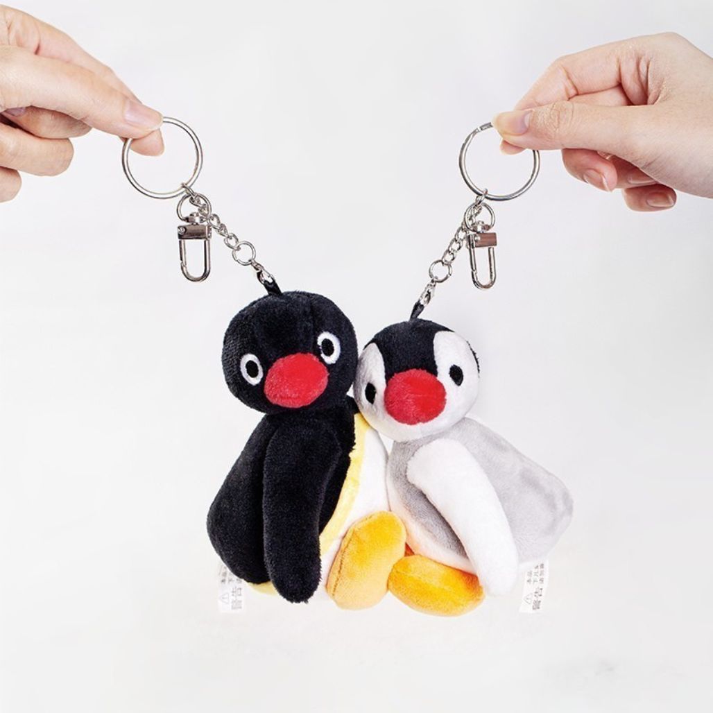 Pingu and Pinga Magnetic Plush Keychains - FIHEROE.
