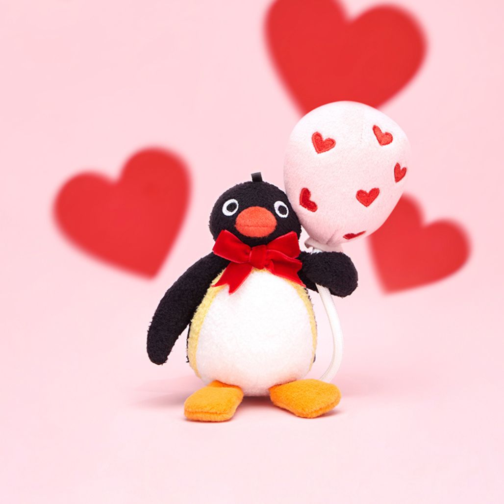 Pingu Heart Series Plush with Heart Gift Bag - FIHEROE.