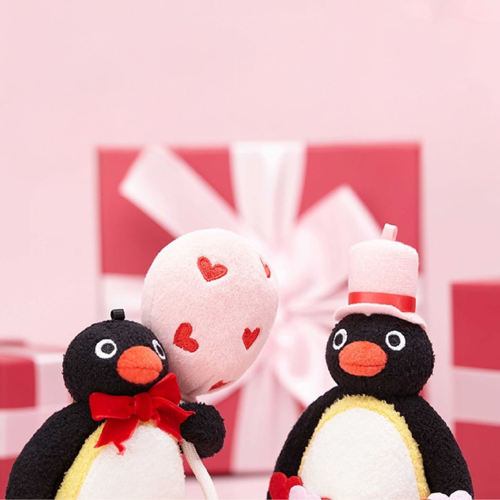 Pingu Heart Series Plush with Heart Gift Bag - FIHEROE.
