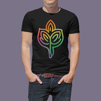 Plant Totem Vibrant Leaf Graphic Tee - FIHEROE.