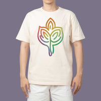 Plant Totem Vibrant Leaf Graphic Tee - FIHEROE.