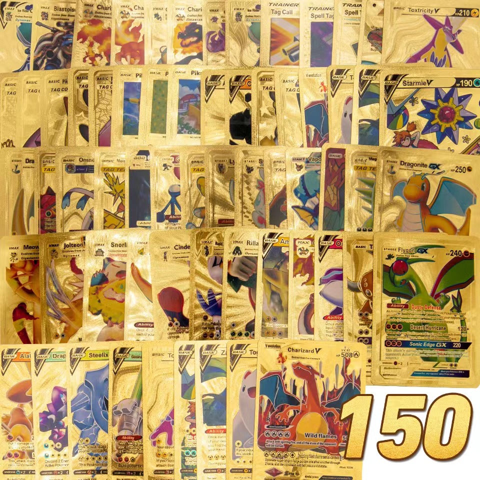 Rare VMAX Pokémon Cards Trading Game 150pc Set - FIHEROE.
