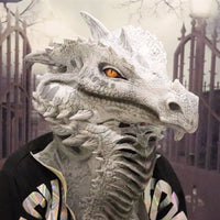 Realistic Dragon Mask with Long Hair Anime Cos - FIHEROE.