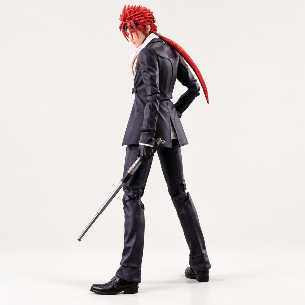 Reno figure, turning pose