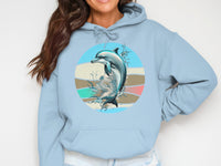Dolphin Jumping Over Waves Hoodie product
