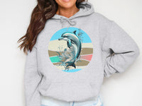 Vibrant Dolphin Splash Graphic Hoodie product