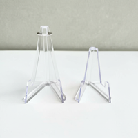 Set of 2 acrylic easel stands