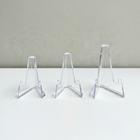 Set of 3 acrylic easel stands