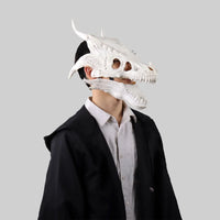 Skull Mask Anime Dino Raptor Moving Jaw Prop - FIHEROE.