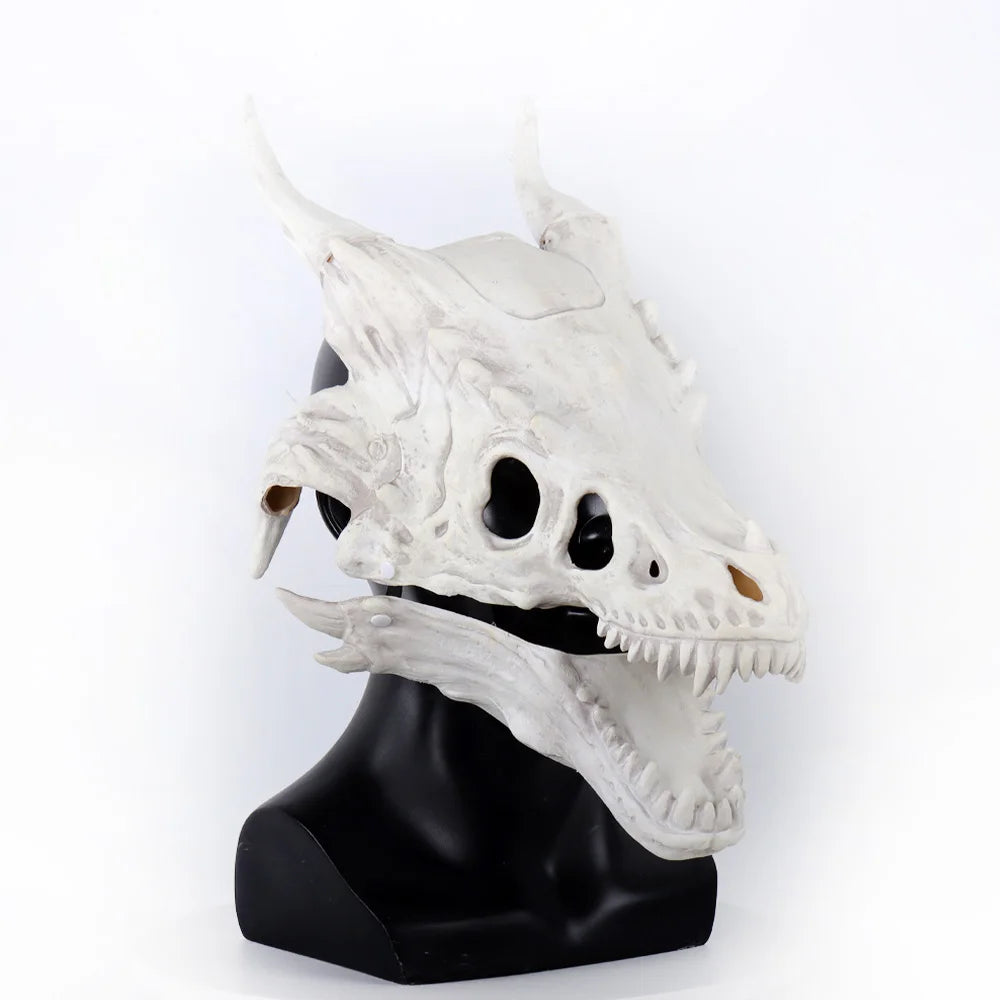 Skull Mask Anime Dino Raptor Moving Jaw Prop - FIHEROE.