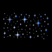 Starry Sky Fairy Acrylic Anime Wall Stickers - FIHEROE.