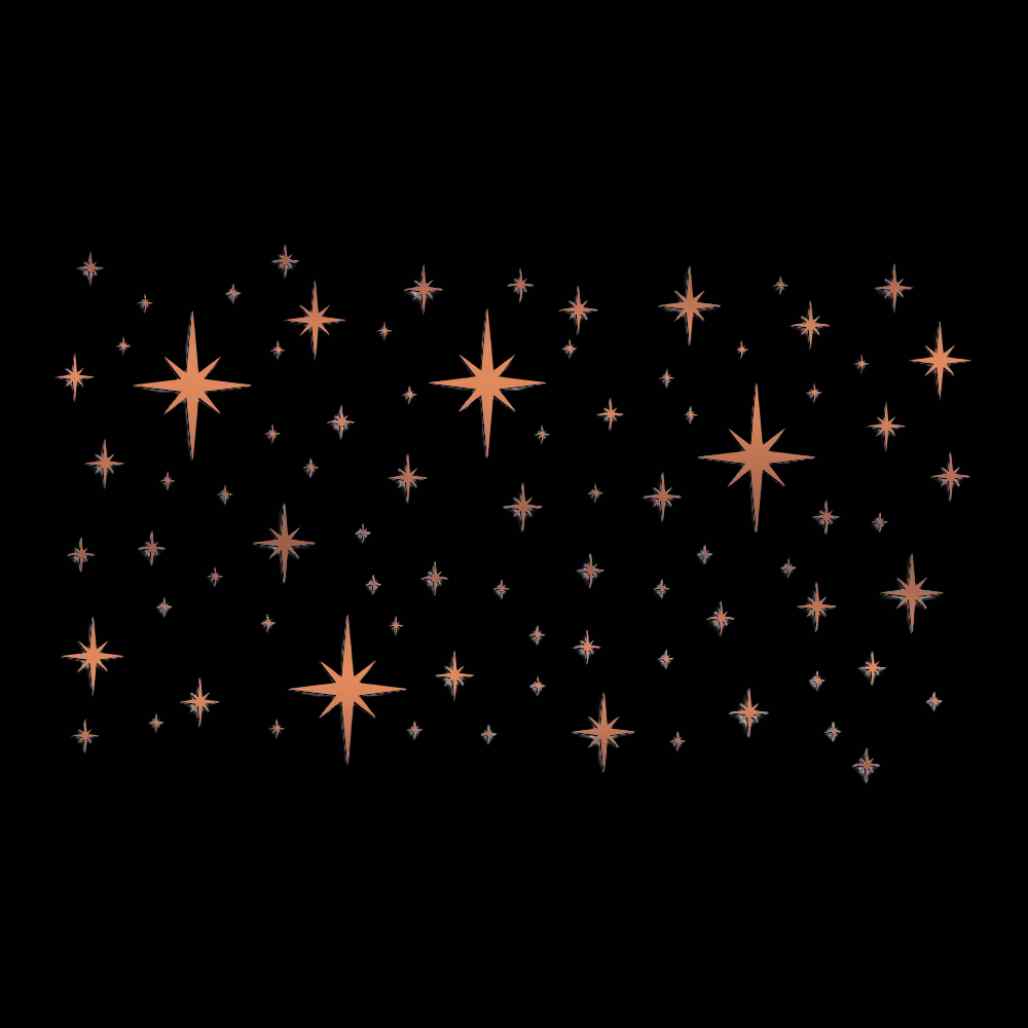 Starry Sky Fairy Acrylic Anime Wall Stickers - FIHEROE.