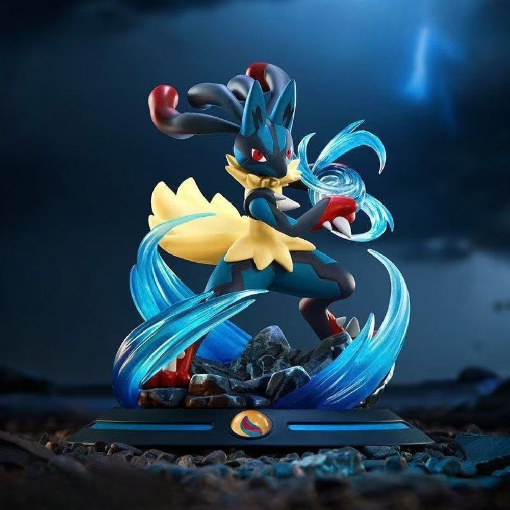 Pokémon Mega Lucario Figure by Funism | Battle Scene Display