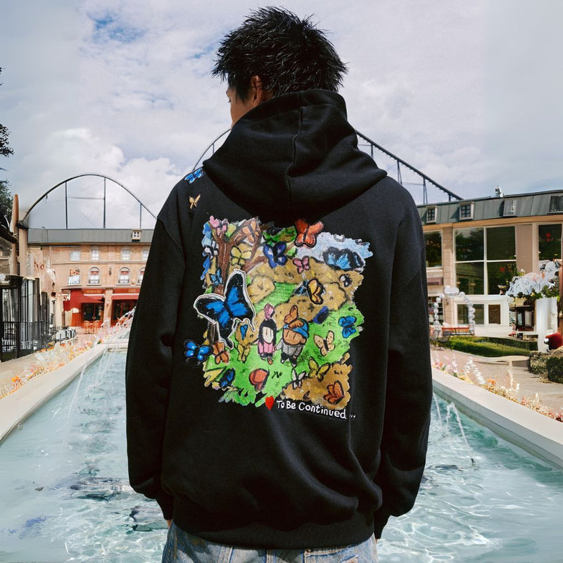 To Be Continued Butterfly Hoodie - FIHEROE.