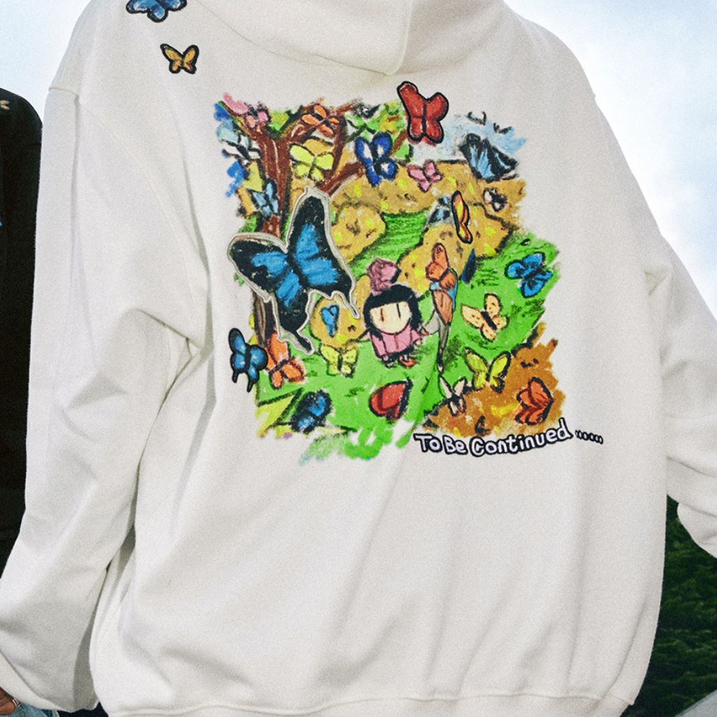 To Be Continued Butterfly Hoodie - FIHEROE.