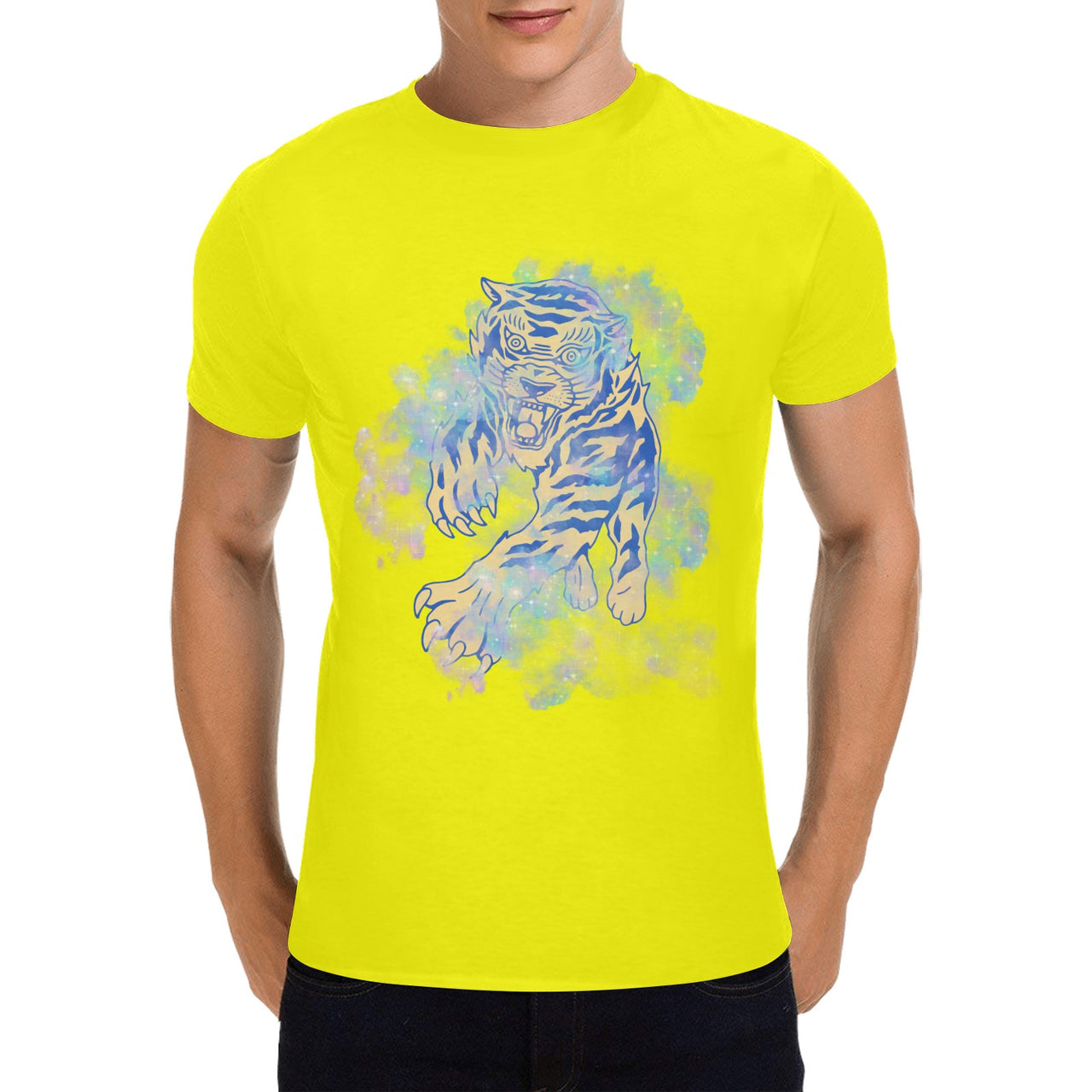 Totem Animal Lurching Tiger Dust Anime Tee Shirt - FIHEROE.