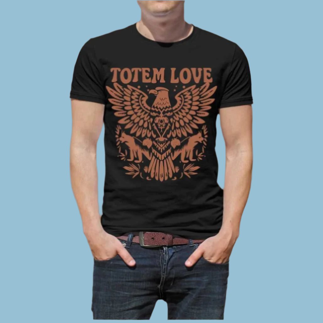 Totem Love Thunderbird Animal Shirt - FIHEROE.