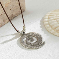Uzumaki Inspired Conch Anime Spiral Necklace - FIHEROE.