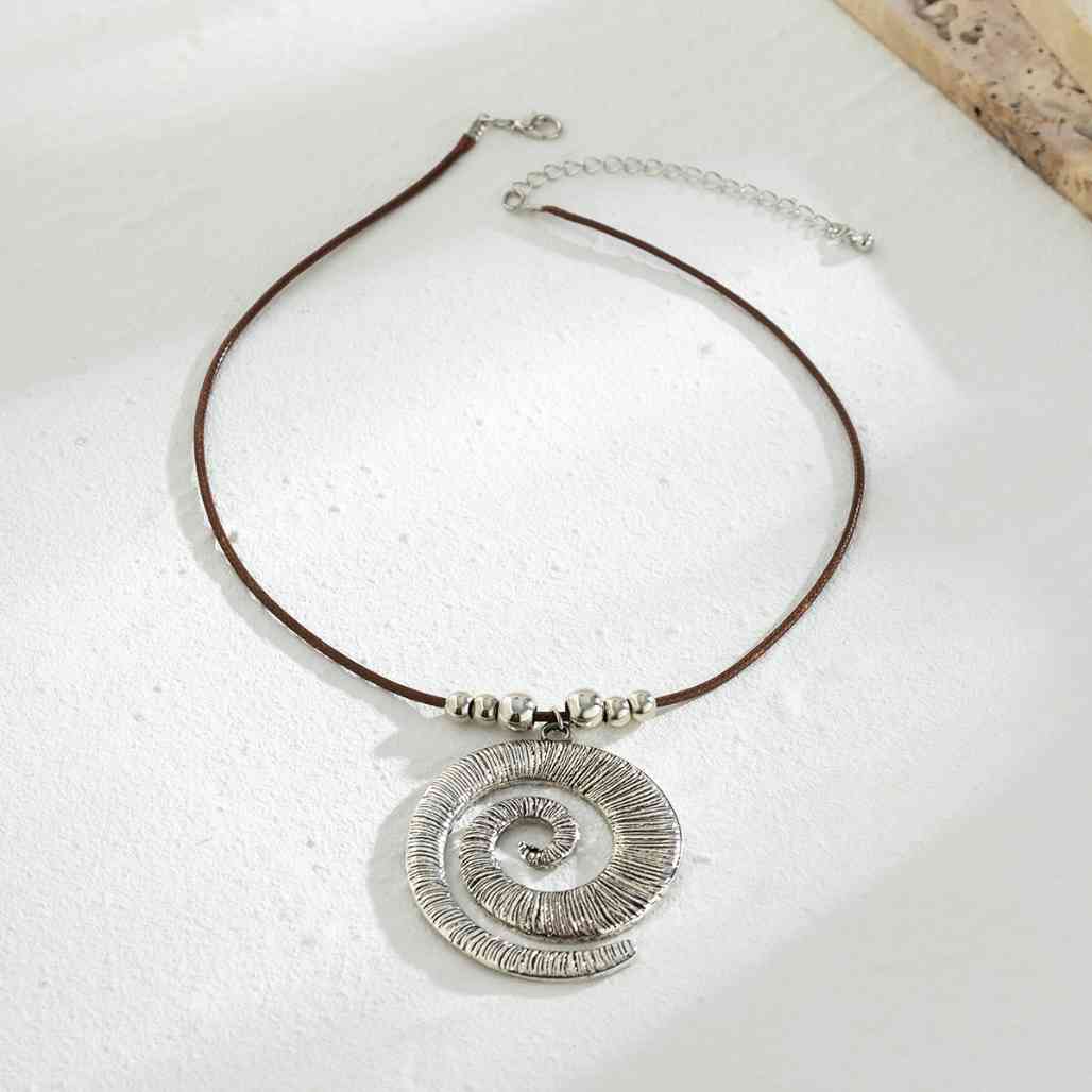 Uzumaki Inspired Conch Anime Spiral Necklace - FIHEROE.