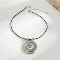 Uzumaki Inspired Conch Anime Spiral Necklace - FIHEROE.
